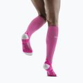 Calzini da corsa a compressione CEP Ultralight rosa/rosso scuro da donna 5