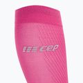 Calzini da corsa a compressione CEP Ultralight rosa/rosso scuro da donna 3