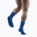 CEP Calzini da corsa a compressione da uomo 4.0 taglio medio blu 7