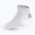 CEP Ultralight Low Cut carbonio bianco calze da corsa a compressione da uomo 3