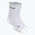Calzini da corsa a compressione CEP Ultralight Short carbon white per uomo