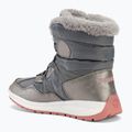 KangaROOS K-PE Ski RTX grigio acciaio / rosa polveroso scarponi da neve junior 3