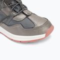 KangaROOS K-PE Ski RTX grigio acciaio / rosa polveroso scarponi da neve junior 7