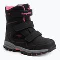 KangaROOS K-Robi KTX jet nero/rosa, stivali da neve per bambini