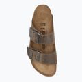 BIRKENSTOCK Arizona LEOI Infradito stretto color cachi sbiadito 5