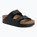 Klapki BIRKENSTOCK x Papillio Arizona Flex Platform Birko-Flor Narrow black