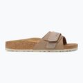 Infradito da donna BIRKENSTOCK Oita W LENB/LEVE Narrow taupe 8