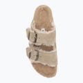 BIRKENSTOCK Arizona Shearling SL Narrow infradito taupe 5