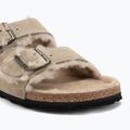 BIRKENSTOCK Arizona Shearling SL Narrow infradito taupe 7