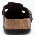 BIRKENSTOCK infradito Boston NL regolare in pelle liscia grigio cemento 6
