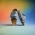 BIRKENSTOCK Kyoto LENB/LEVE Infradito strette grigio basalto 4