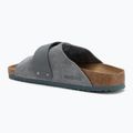 BIRKENSTOCK Kyoto LENB/LEVE Infradito strette grigio basalto 3