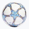 Adidas UCL formazione calcio 23/24 bianco / argento metallico / ciano brillante / royal dimensioni 4