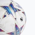 adidas UCL PRO 23/24 calcio bianco / argento metallico / ciano brillante / blu reale dimensioni 5 3