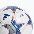 adidas UCL PRO 23/24 calcio bianco / argento metallico / ciano brillante / blu reale dimensioni 5 4