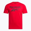 T-shirt Reebok Uomo Reebok Identity Big Logo Tee vector red 4