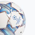 adidas UCL Junior 290 League calcio 23/24 bianco / argento metallico / ciano brillante taglia 4 3