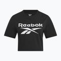 Reebok Identity Big Logo Crop Tee donna nero 4