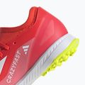 Uomo adidas X Crazyfast League TF scarpe da calcio rosso solare / nuvola bianca / squadra giallo solare 10