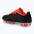 Scarpe da calcio adidas Predator League MG nero/bianco scuro/rosso solare per bambini 3