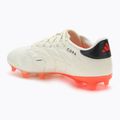 Uomo adidas Copa Pure II Pro FG scarpe da calcio avorio / nucleo nero / rosso solare 3