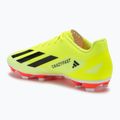 Uomo adidas X Crazyfast Club FxG squadra scarpe da calcio giallo solare / nucleo nero / cloud white 3