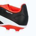 Scarpe da calcio adidas Predator League FG nero/bianco scuro/rosso solare per bambini 8