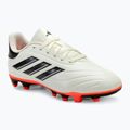 Scarpe da calcio per bambini adidas Copa Pure II Club FxG avorio/nero/rosso solare