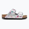 BIRKENSTOCK infradito per bambini Arizona BF Narrow electric metallic dots argento 2