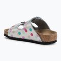 BIRKENSTOCK infradito per bambini Arizona BF Narrow electric metallic dots argento 3