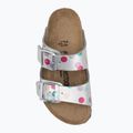 BIRKENSTOCK infradito per bambini Arizona BF Narrow electric metallic dots argento 5