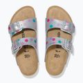 BIRKENSTOCK infradito per bambini Arizona BF Narrow electric metallic dots argento 3