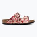 Sandali per bambini BIRKENSTOCK Arizona Birko-Flor Narrow electric metallic copper hearts 2