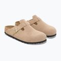 Ciabatte BIRKENSTOCK Boston Suede Leather sandcastle 3