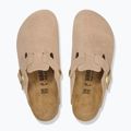 Ciabatte BIRKENSTOCK Boston Suede Leather sandcastle 4