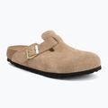 Ciabatte BIRKENSTOCK Boston Suede Leather sandcastle
