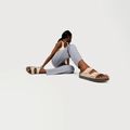 Ciabatte BIRKENSTOCK Arizona Flex Platform Birko-Flor sandcastle 6
