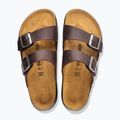 Ciabatte da uomo BIRKENSTOCK Arizona Crosstown Oiled Leather Regular habana/black 4