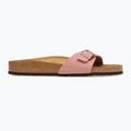 Infradito da donna BIRKENSTOCK Madrid Birkibuc Narrow rosa argilla 2