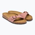 Infradito da donna BIRKENSTOCK Madrid Birkibuc Narrow rosa argilla 3