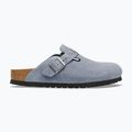 Ciabatte BIRKENSTOCK Boston Suede Leather stone blue 2