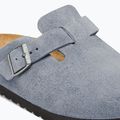 Ciabatte BIRKENSTOCK Boston Suede Leather stone blue 6