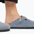 Ciabatte BIRKENSTOCK Boston Suede Leather stone blue 7