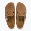 Ciabatte BIRKENSTOCK Boston Suede Leather dark tea 4