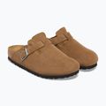 Ciabatte BIRKENSTOCK Boston Suede Leather dark tea 3