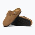 Ciabatte BIRKENSTOCK Boston Suede Leather dark tea 5