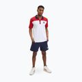 Maglietta polo da uomo FILA Lianshan Blocked bright white-true red 2