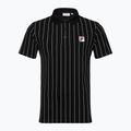 Maglietta polo da uomo FILA Luckenwalde black/bright white striped 5