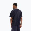 Maglietta da uomo FILA Lobito Pinstriped black iris/two color stiped 3