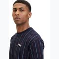 Maglietta da uomo FILA Lobito Pinstriped black iris/two color stiped 4